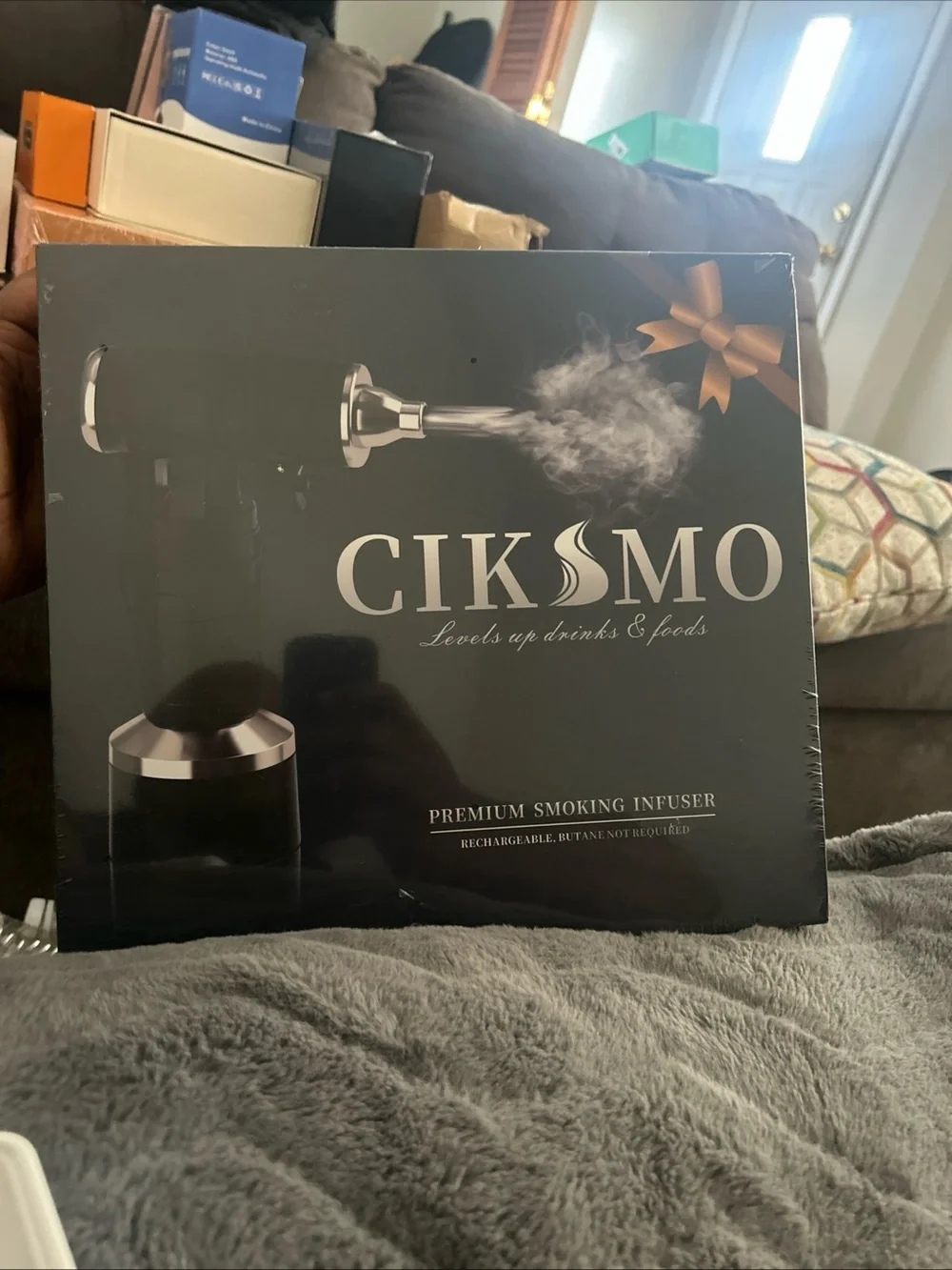 CIK SMO Premium Smoking Infuser - Black and Silver